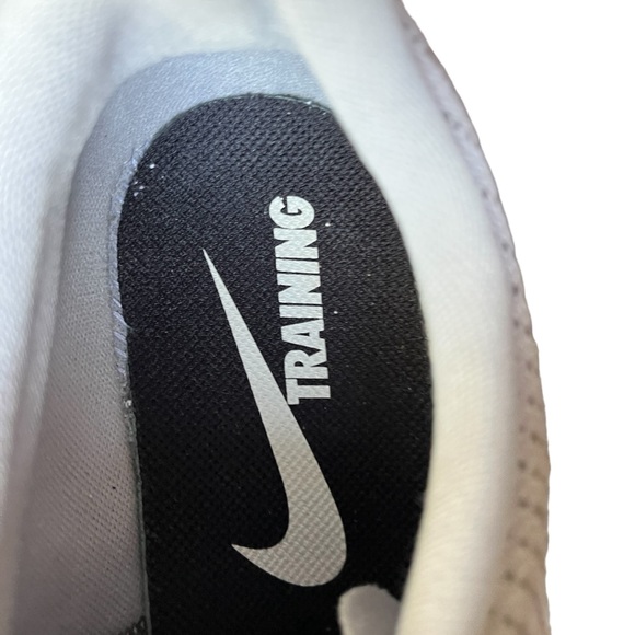 Nike Air Max Mens Flywire Running Shoes White Black Mesh size 8.5 - Picture 7 of 12